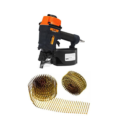 工業用用 圧力コイルネイル銃 HYBEST CN55 重用用途用