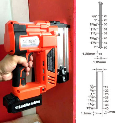 産業用グレード 18V リチウムイオン電池 無線ネイルステーパー 2 in 1 パーソナライズされたサポート