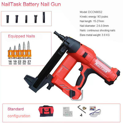 ネイルタスク DCCN 100X2 銃 マシン エア ステーパー グレード DIY フレーム ネイラー バッテリー ネイラー 銃