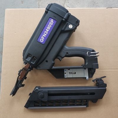 フレームネイル銃 GFN3490SP 消耗可能なネイルマガジンとバッテリー充電器 AC110-240V