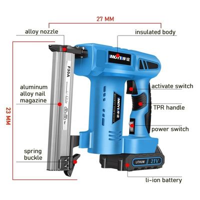 便利な充電 21V バッテリー駆動 ブラッド ネイラー 木工とタペストリー