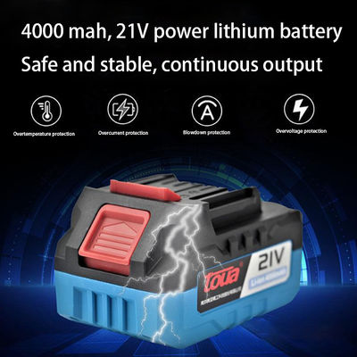 マックスモータースピード 8500RPM 切断と磨きのための再充電可能な21Vブラシレスアングルグリナー