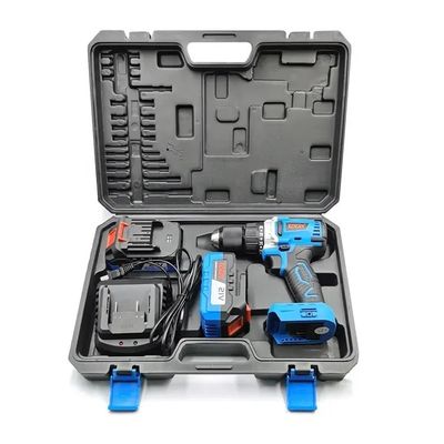 トウア 再充電式ドリル 21V リチウム電池 手銃ドリル 工業用電気ドリル
