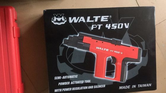 PT-450V 粉末駆動ネイル銃 355mm 長さと最大ネイル長さ 3 1/2インチ