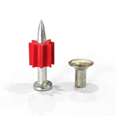 一般頭直径 25mm スチールパウダーアクチュエート コンクリート射撃ネイル 4mm シェンク