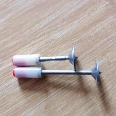 建築 建設 100PCS 7.3mm 丸い釘 25mm 手動 ミニ鋼釘銃