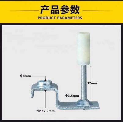 6mm 穴直径 装飾型ドライブピン スロット ネイル M8 天井クリップ 天井固定具