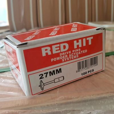 ミニ天井ネイル銃 コンクリート壁固定用の27mm火釘100個セット