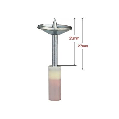 100PCS 27mm ミニネイル銃のための鉄丸鋼ネイル 7.3mm固定ペグ天井工芸品
