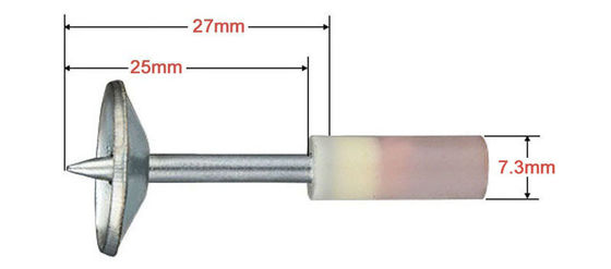 メタルウォッシャー・ディア 15.6mm コンクリートとキャノン・ネイルのための統合された天井固定器