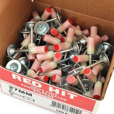 メタルウォッシャーのDia. 15.6mm 27mm ミニ天井ネイル 急速なコンクリート壁固定装置