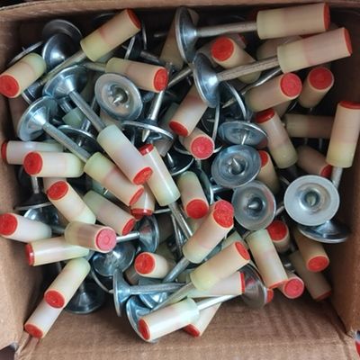 27mmヘッド直径. 7.3mm 双底ミニ天井丸釘 4000PCS 1カートン5 1