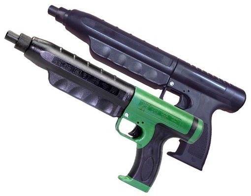メタル自動噴射リセット 射撃銃 ネイル固定銃 緑と黒