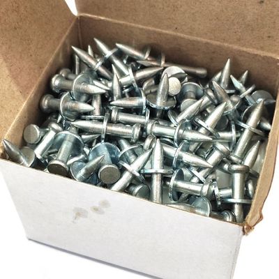 20mm ガルバン化輝くX-HM コンクリートドライブピン 9.5mm直径の鋼洗濯機ネイル