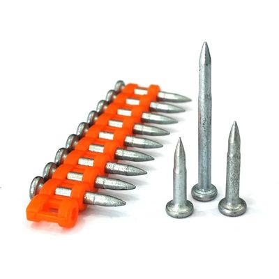 弾丸/ステップシェイク 銃用の炭素鋼釘 コンクリート釘 OEMからガルバン化された鋼