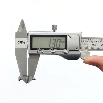 6.2mm ヘッド ダイア. シルバー・クラウン 鋼 ハンマー コンクリート ネイル