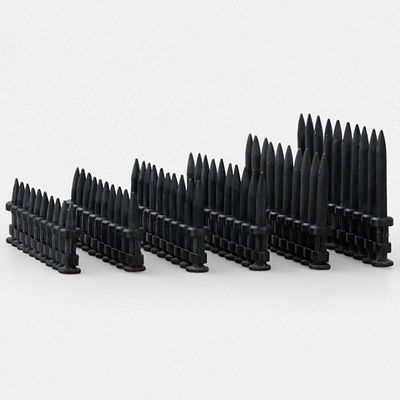 大量 高い強度 黒のガスネイル フラットヘッドスタイルと60鋼