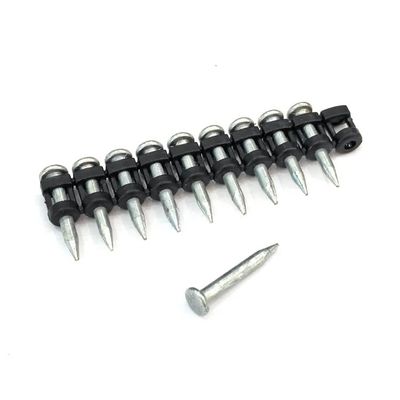 6.3mm ヘッド直径 色彩豊かなプラスチックストライプ 硬コンクリート用 ショットネイル