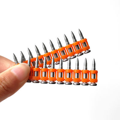 ISO標準3.0mm シャープ直径 強化鋼ガスピン 弾丸釘 コンクリート用