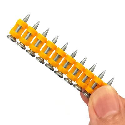 耐久性鋼 19mm ガスネイル TOUA コンクリート鋼銃 プラスチックストライプガスドライブピン