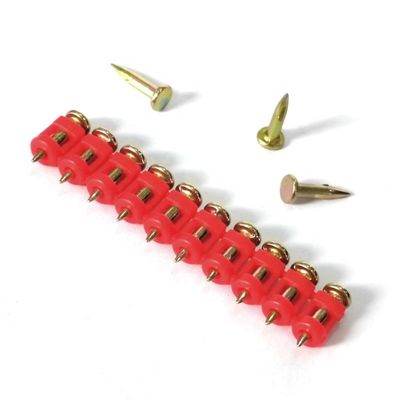 滑らかなシェンク コンクリートネイル3.0x16mm 黄色 建築用材料用