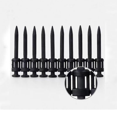 高硬度建築におけるコンクリートガスピンのための強化された黒鋼駆動ピン