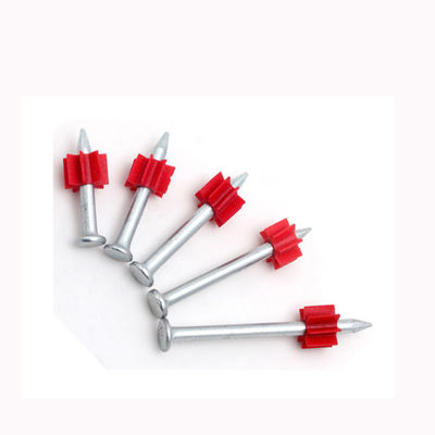 滑らかなシェンク 7.6mm/.300"ヘッド直径 ラムセットとコンクリートのためのガルバニズム塗装ピン