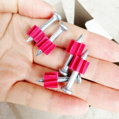 滑らかなシェンク 7.6mm/.300"ヘッド直径 ラムセットとコンクリートのためのガルバニズム塗装ピン