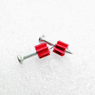 滑らかなシェンク 7.6mm/.300"ヘッド直径 ラムセットとコンクリートのためのガルバニズム塗装ピン