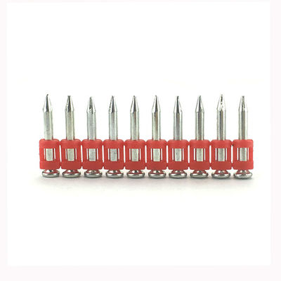 6.3mm ヘッド直径 ガルバネス式輝くコンクリートネイル ストリップガスネイル 建設用