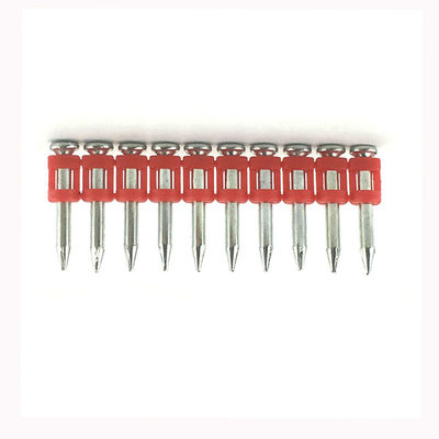 6.3mm ヘッド直径 ガルバネス式輝くコンクリートネイル ストリップガスネイル 建設用