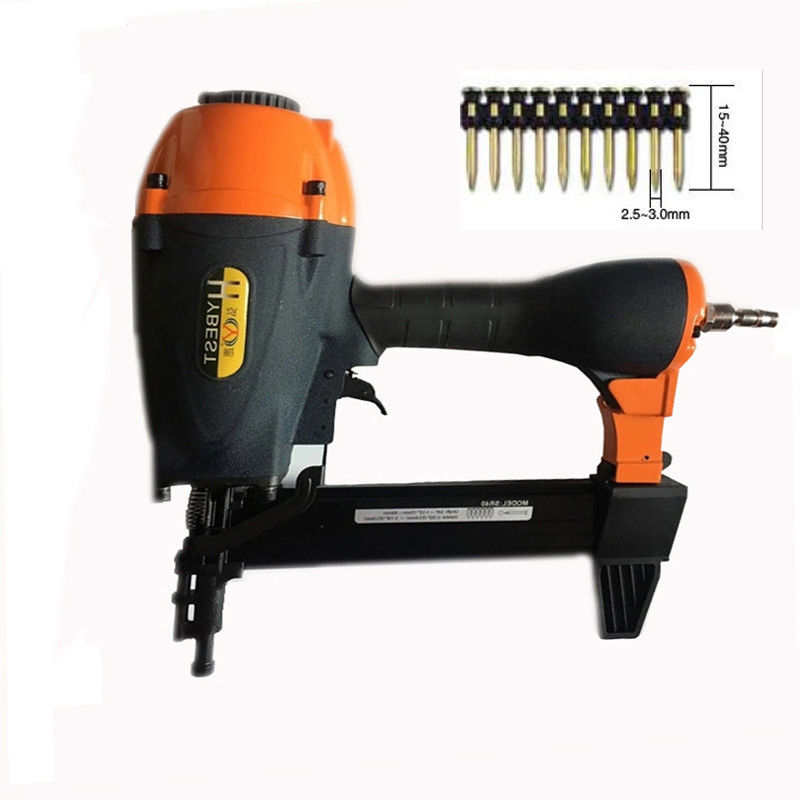 SR40 エアコンクリートネイラー エアアクチュエートネイラー銃 ミニネイル長さ1/2in 370*380*120mm