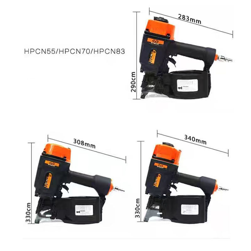 75-110 PSI パレット用木材マックスエアコイルネイラーと電源のためのpneumatic CN70ネイルガン