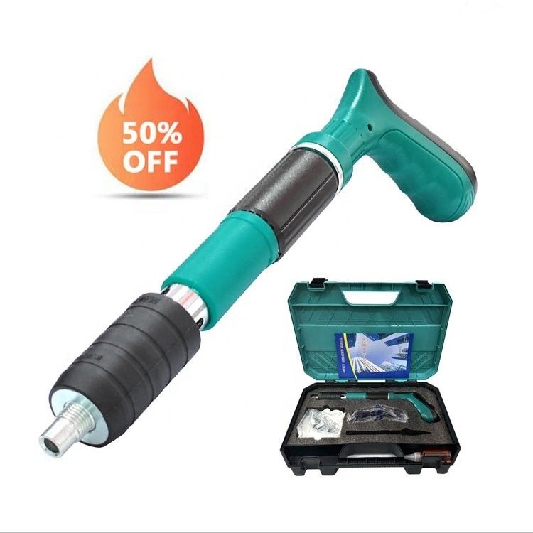 ブルー ミニ ネイルガンセット 5ギア パワー調整可能 工業用 50%オフ 直接販売