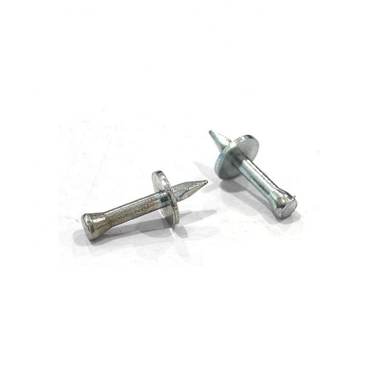 スムーズ・シャンク ミニハンマードライブピン MK19 4mm ヘッドダイアと 8.5mm メタルウォッシャー