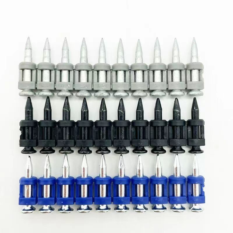 ISO標準3.0mm シャープ直径 強化鋼ガスピン 弾丸釘 コンクリート用